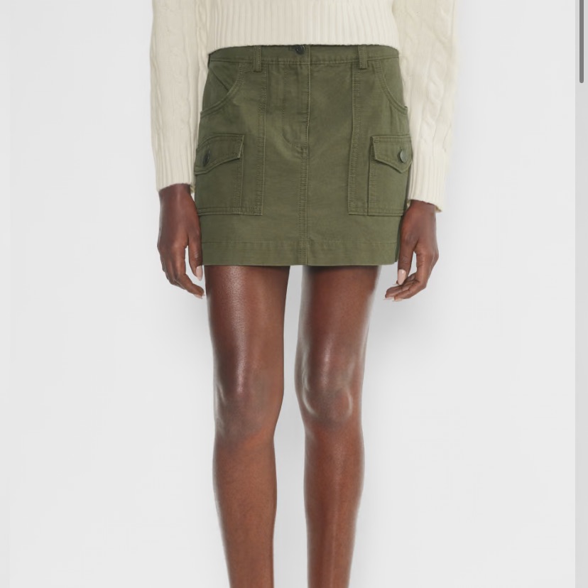 Nwt Aritzia Low-Rise Micro Cargo Skirt